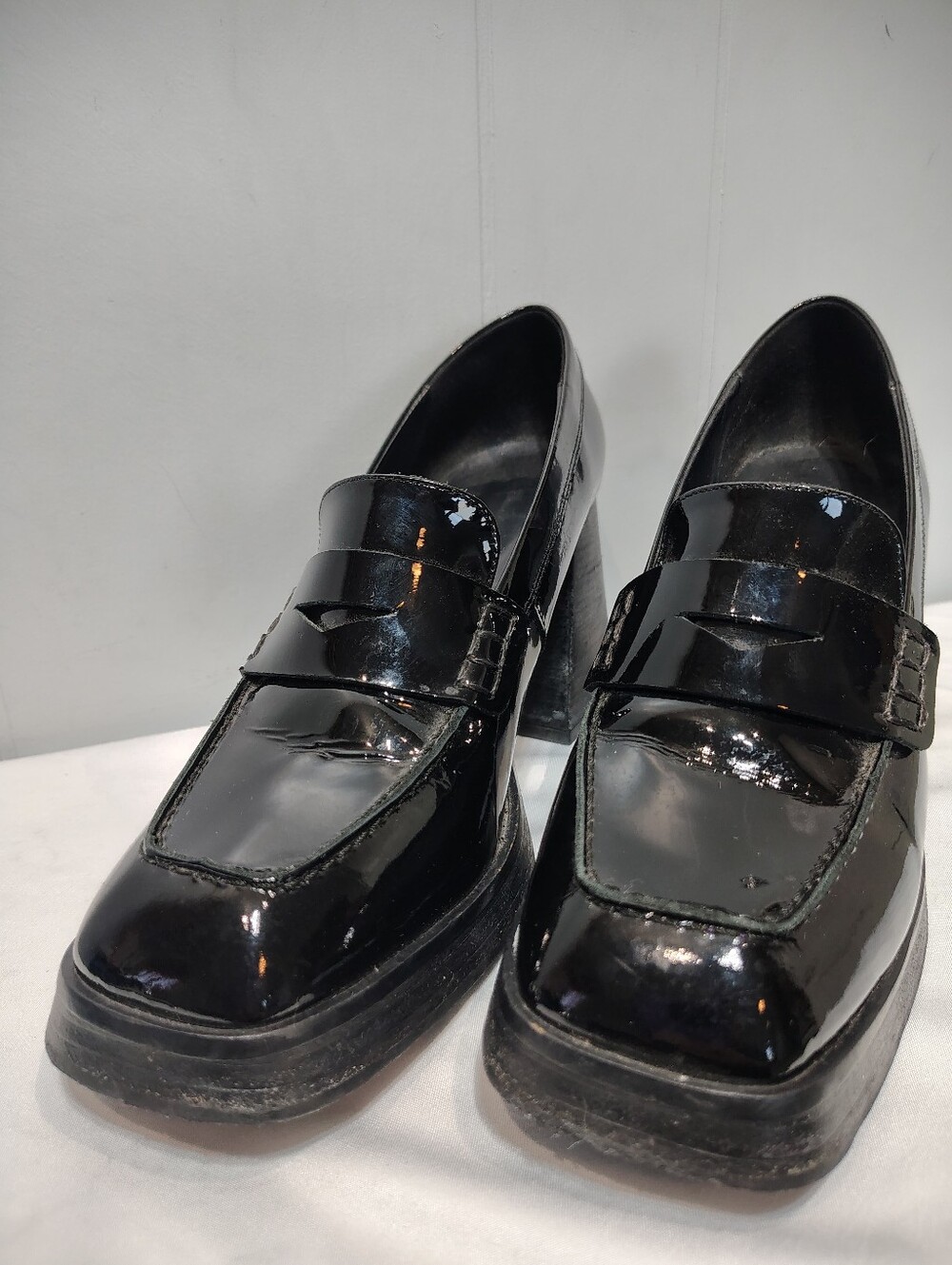 ALOHAS Take Off Heeled Loafers Black Size 9 - Picture 4 of 9